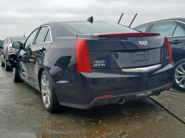 1G6AB5RXXF0101697 - 2015 CADILLAC ATS LUXURY BLACK photo 3