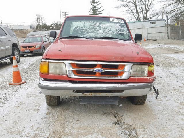 1FTCR10A5VTA91144 - 1997 FORD RANGER RED photo 9