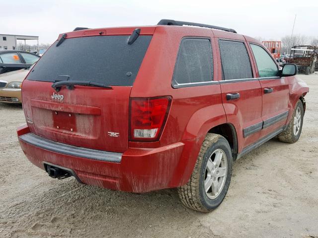 1J4HR48N76C251096 - 2006 JEEP GRAND CHER RED photo 4