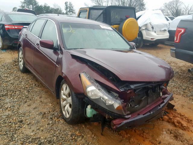 1HGCP26839A199068 - 2009 HONDA ACCORD EXL MAROON photo 1