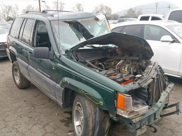 1J4GZ58YXWC165129 - 1998 JEEP GRAND CHER GREEN photo 1