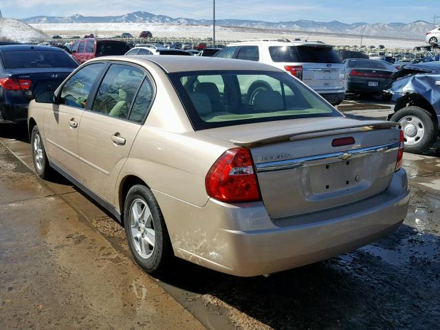 1G1ZT52825F306435 - 2005 CHEVROLET MALIBU LS GOLD photo 3