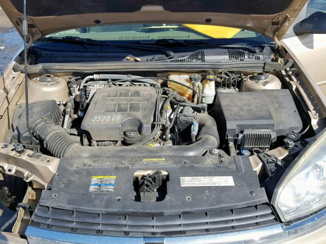 1G1ZT52825F306435 - 2005 CHEVROLET MALIBU LS GOLD photo 7