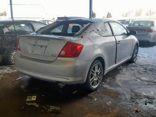 JTKDE177750059512 - 2005 TOYOTA SCION TC ვერცხლისფერი ფოტო 4