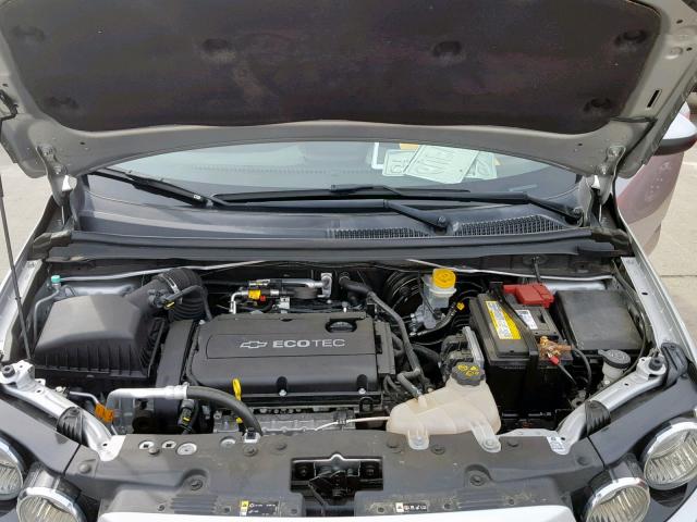 1G1JB5SH5C4102429 - 2012 CHEVROLET SONIC LS 银色 照片 7