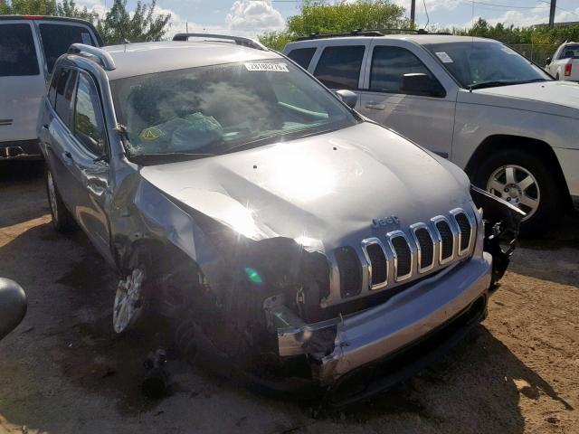 1C4PJMCS7EW181697 - 2014 JEEP CHEROKEE L SILVER photo 1