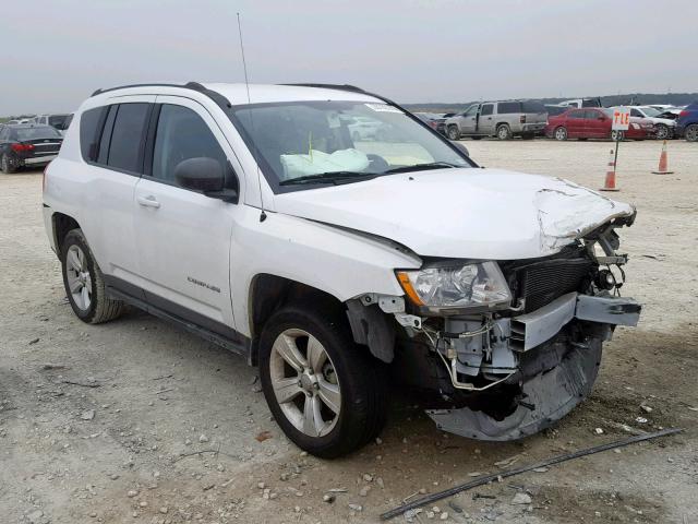 1C4NJCBA7CD632565 - 2012 JEEP COMPASS SP WHITE photo 1