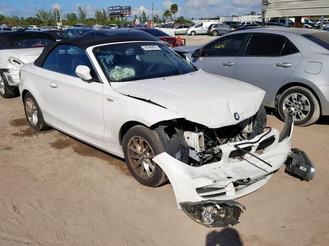 WBAUL7C59AVJ77933 - 2010 BMW 128 I WHITE photo 1