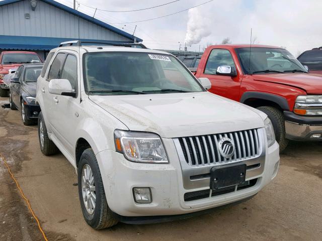 4M2CU87GX9KJ06390 - 2009 MERCURY MARINER PR WHITE photo 1