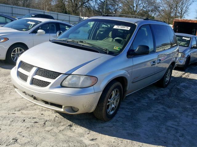 1B8GP45331B140579 - 2001 DODGE CARAVAN SP SILVER photo 2