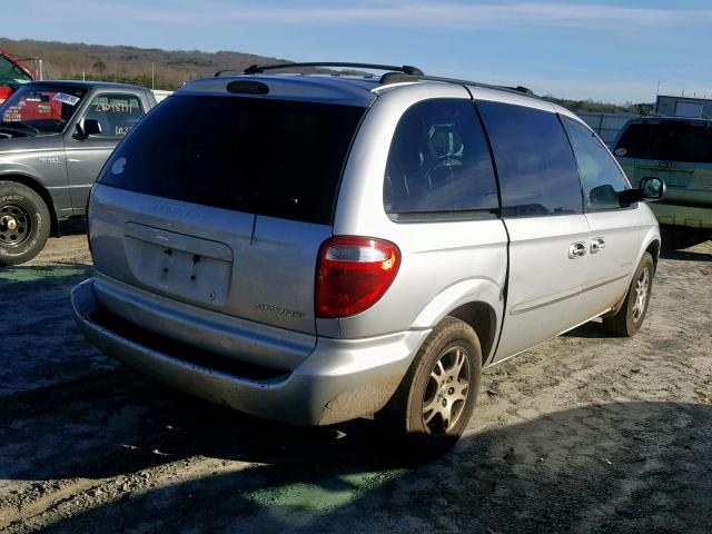 1B8GP45331B140579 - 2001 DODGE CARAVAN SP SILVER photo 4