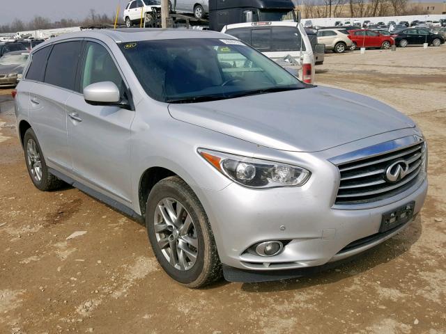 5N1AL0MM2DC311003 - 2013 INFINITI JX35 SILVER photo 1