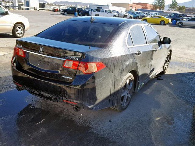 JH4CU2F82CC015692 - 2012 ACURA TSX SE BLACK photo 4