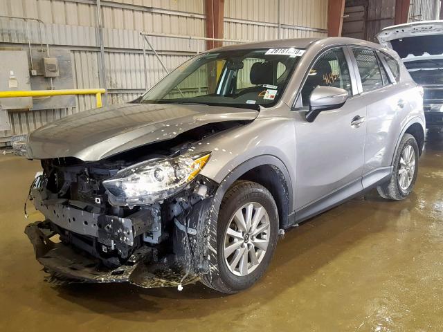 JM3KE2BE2F0513197 - 2015 MAZDA CX-5 SPORT GRAY photo 2