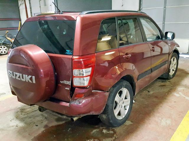 JS3TD947884100169 - 2008 SUZUKI GRAND VITA MAROON photo 4