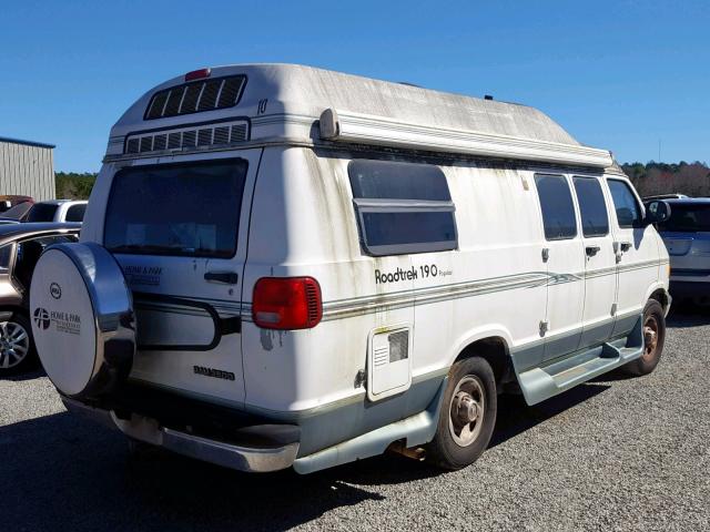 2B6KB31Y72K135779 - 2002 DODGE RAM VAN B3 WHITE photo 4