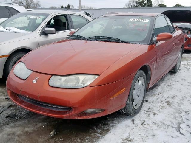 1G8ZR12792Z291877 - 2002 SATURN SC2 ORANGE photo 2