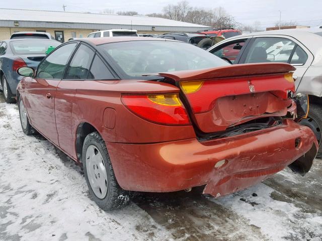 1G8ZR12792Z291877 - 2002 SATURN SC2 ORANGE photo 3