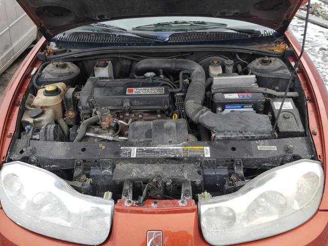 1G8ZR12792Z291877 - 2002 SATURN SC2 ORANGE photo 7