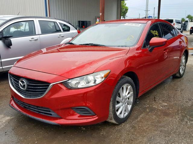 JM1GJ1U60F1172323 - 2015 MAZDA 6 SPORT RED photo 2