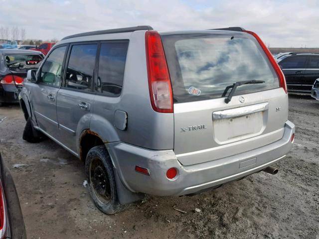 JN8BT08V65W111211 - 2005 NISSAN X-TRAIL XE SILVER photo 3