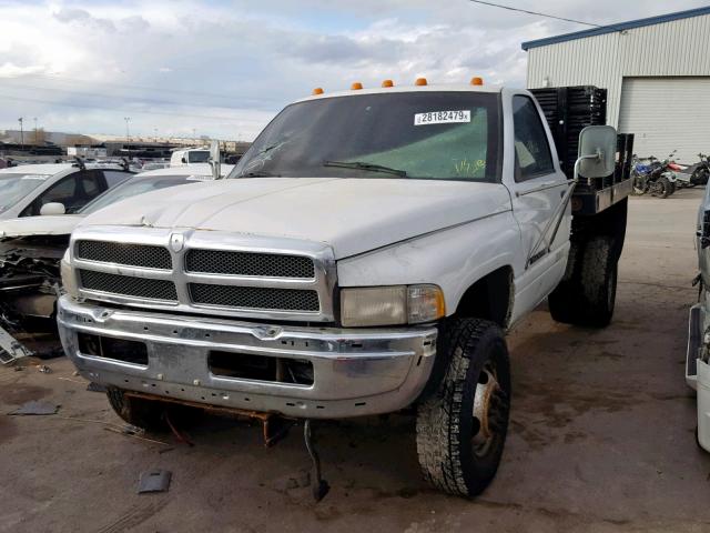 3B6MF36W8WM284369 - 1998 DODGE RAM 3500 WHITE photo 2