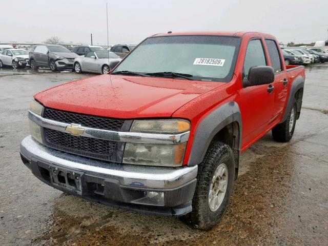 1GCDT136468220105 - 2006 CHEVROLET COLORADO RED photo 2