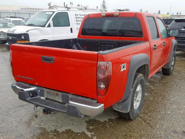 1GCDT136468220105 - 2006 CHEVROLET COLORADO RED photo 4