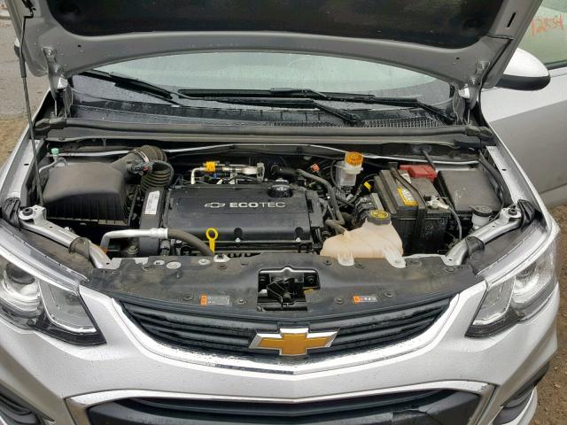 1G1JB5SH9H4164858 - 2017 CHEVROLET SONIC LS 银色 照片 7