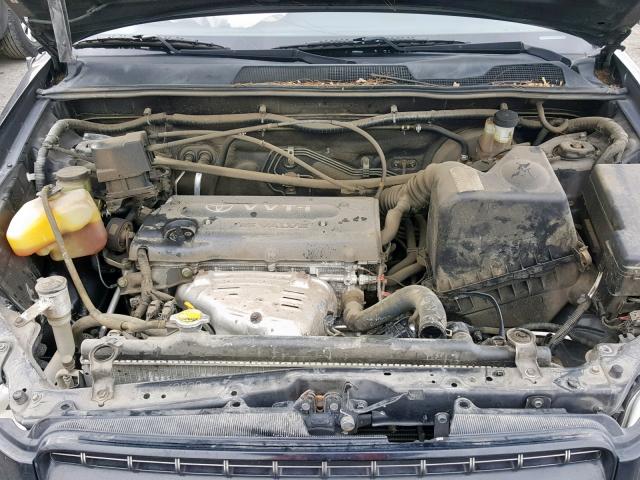 JTEGD21A520028347 - 2002 TOYOTA HIGHLANDER BLACK photo 7