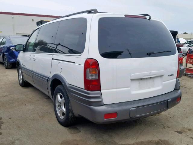 1GMDX03E6XD245548 - 1999 PONTIAC MONTANA / WHITE photo 3