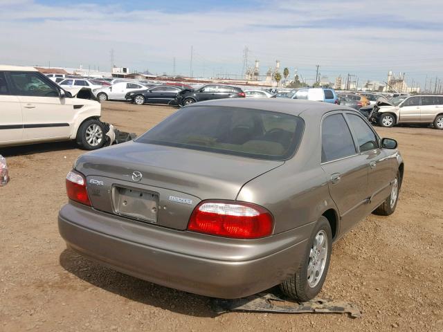 1YVGF22C025278462 - 2002 MAZDA 626 LX BEIGE photo 4