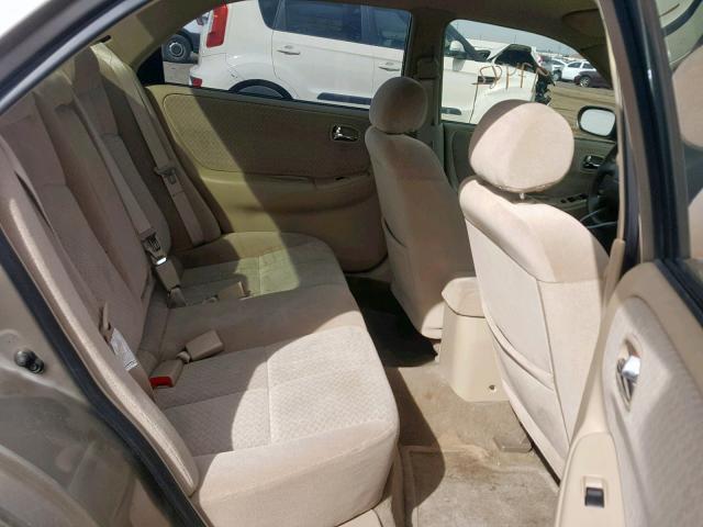 1YVGF22C025278462 - 2002 MAZDA 626 LX BEIGE photo 6