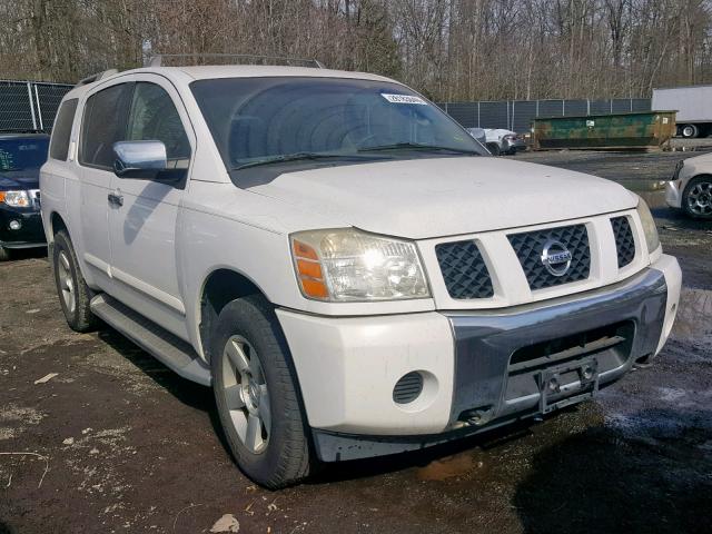 5N1AA08B84N707116 - 2004 NISSAN ARMADA SE WHITE photo 1