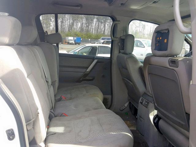 5N1AA08B84N707116 - 2004 NISSAN ARMADA SE WHITE photo 6