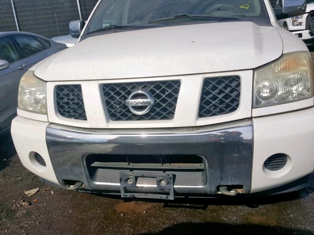 5N1AA08B84N707116 - 2004 NISSAN ARMADA SE WHITE photo 9