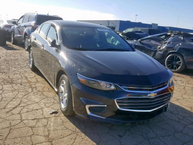 1G1ZC5ST1HF261982 - 2017 CHEVROLET MALIBU LS BLACK photo 1
