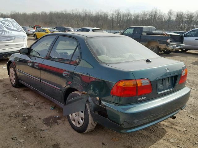 2HGEJ6618YH561674 - 2000 HONDA CIVIC BASE GREEN photo 3