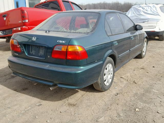 2HGEJ6618YH561674 - 2000 HONDA CIVIC BASE GREEN photo 4