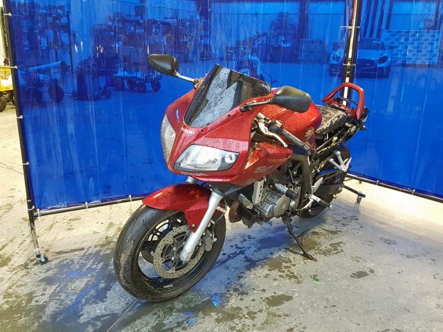 JS1VP53A572100560 - 2007 SUZUKI SV650 RED photo 2