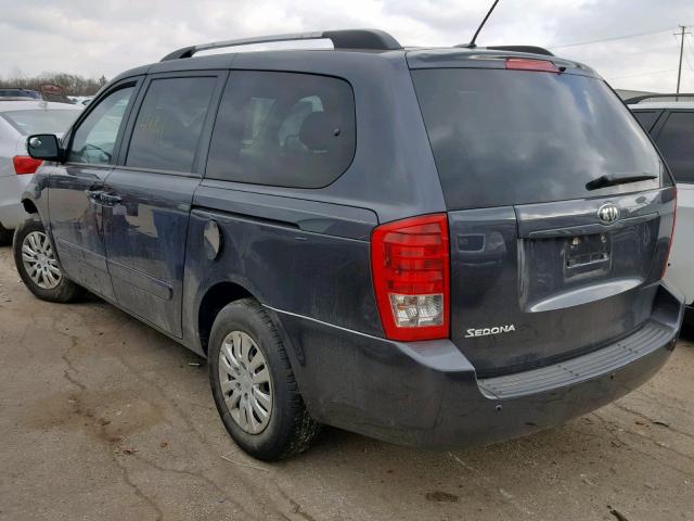 KNDMG4C70E6542331 - 2014 KIA SEDONA LX GRAY photo 3