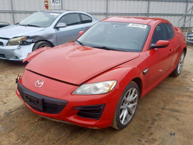 JM1FE1CP9A0404250 - 2010 MAZDA RX8 RED photo 2