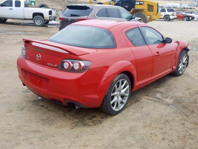 JM1FE1CP9A0404250 - 2010 MAZDA RX8 RED photo 4