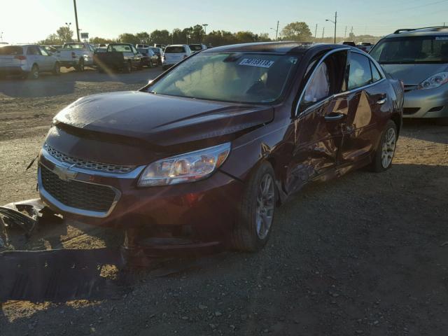 1G11C5SL7FF120229 - 2015 CHEVROLET MALIBU 1LT BURGUNDY photo 2