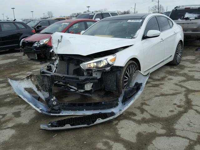 KNALN4D7XE5125043 - 2014 KIA CADENZA PR WHITE photo 2