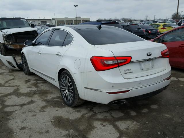 KNALN4D7XE5125043 - 2014 KIA CADENZA PR WHITE photo 3