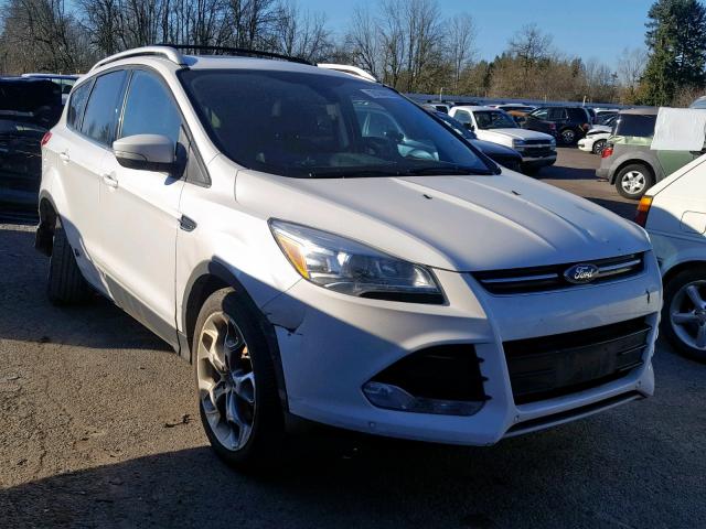 1FMCU9J94EUD32103 - 2014 FORD ESCAPE TIT WHITE photo 1