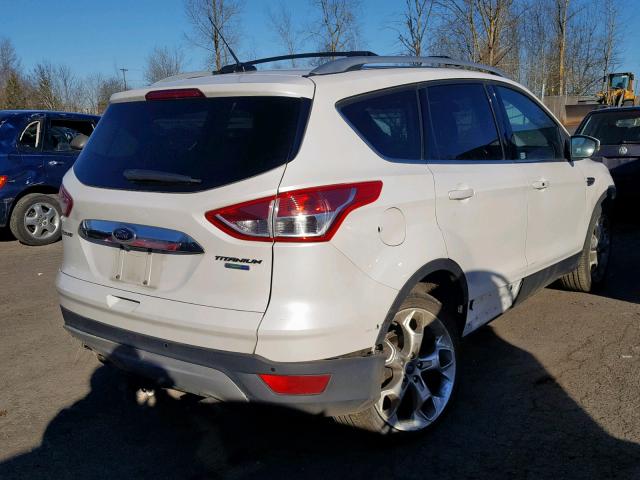 1FMCU9J94EUD32103 - 2014 FORD ESCAPE TIT WHITE photo 4