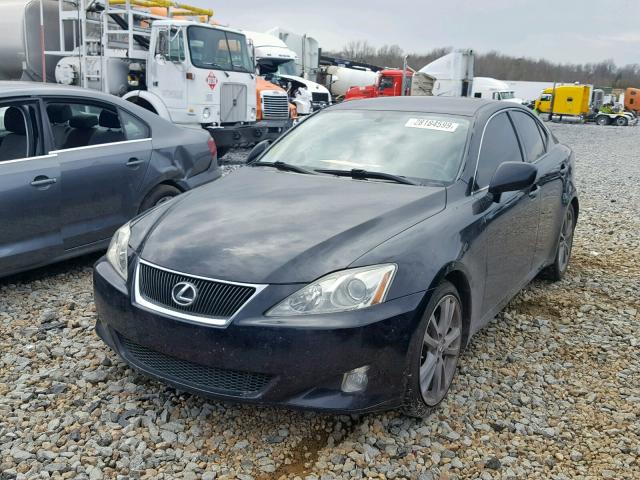 JTHBK262382063308 - 2008 LEXUS IS 250 BLACK photo 2