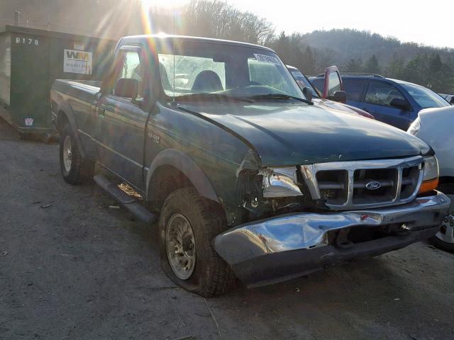 1FTYR11X5XTA68149 - 1999 FORD RANGER GREEN photo 1